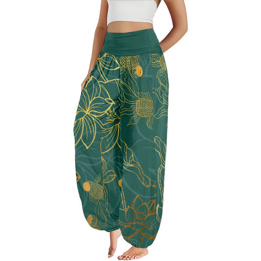 New Retro Artistic 3D Digital Harem Pants