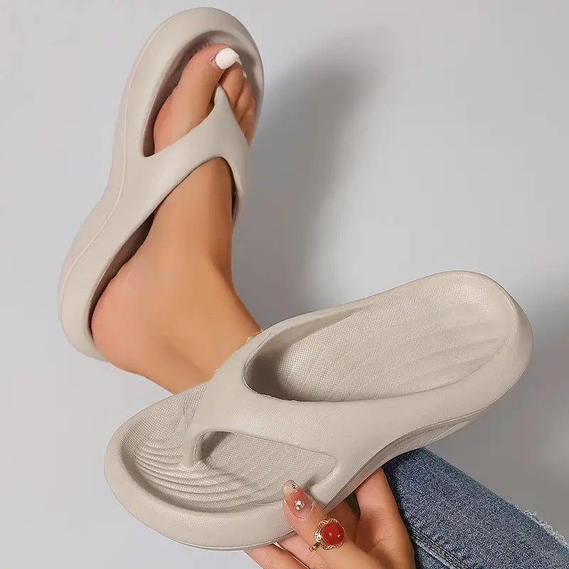 Women's Thick-soled Flip-flops Non-slip Non-stinky Slippers