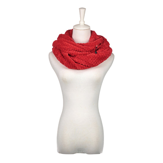 Warm Scarf Unlimited Zipper Travel Pocket Bib