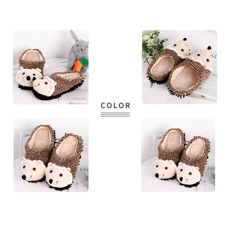Warm And Cute Package Root Cotton Slippers