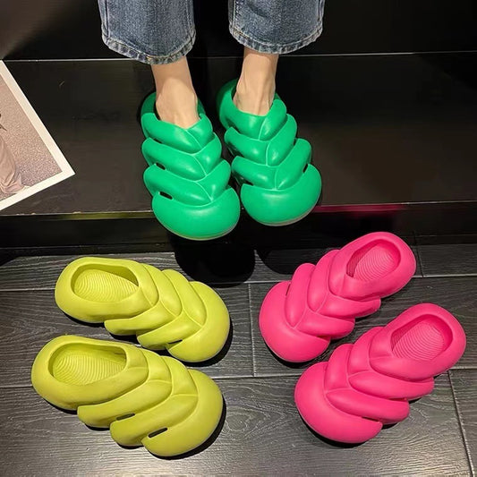 Skeleton Slippers Over Toe Couple Sandals