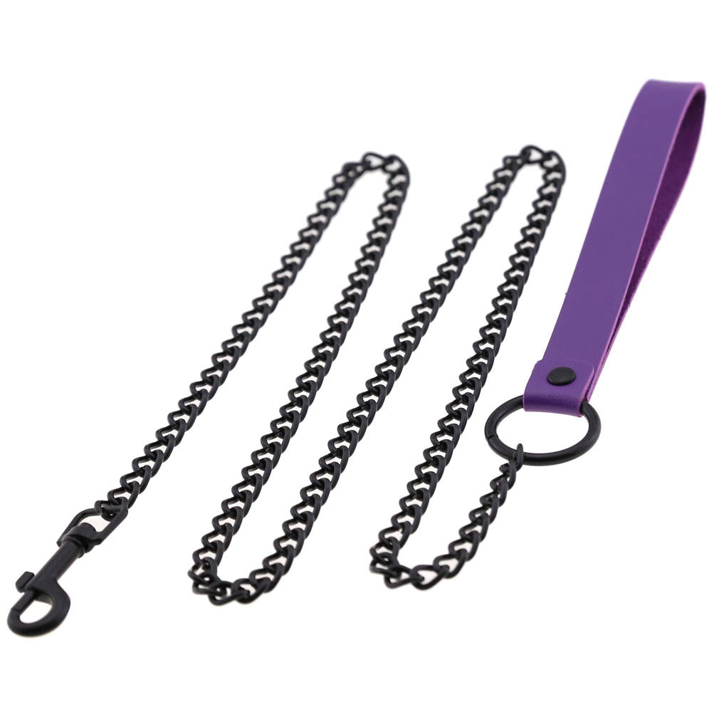 Dark Goth Wind Leather Hand Holding Rope