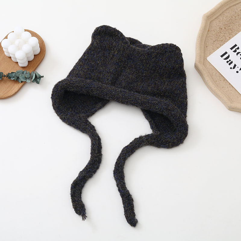 Women's Fashion Warm Cat Ears Woolen Hat