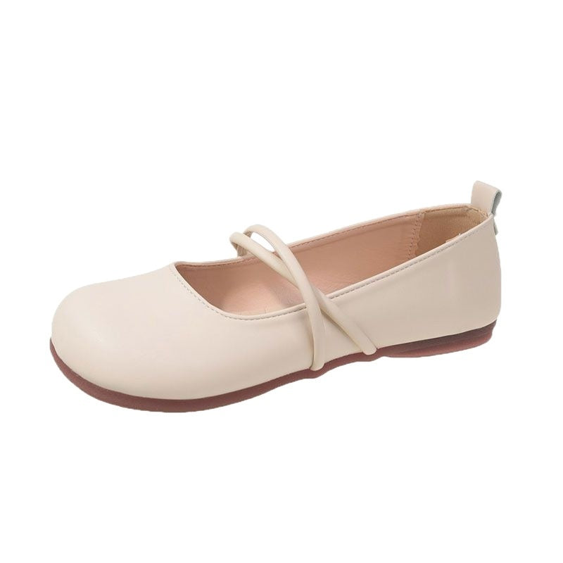 Vintage Low-cut All-match Gentle Soft Bottom Mary Jane Shoes