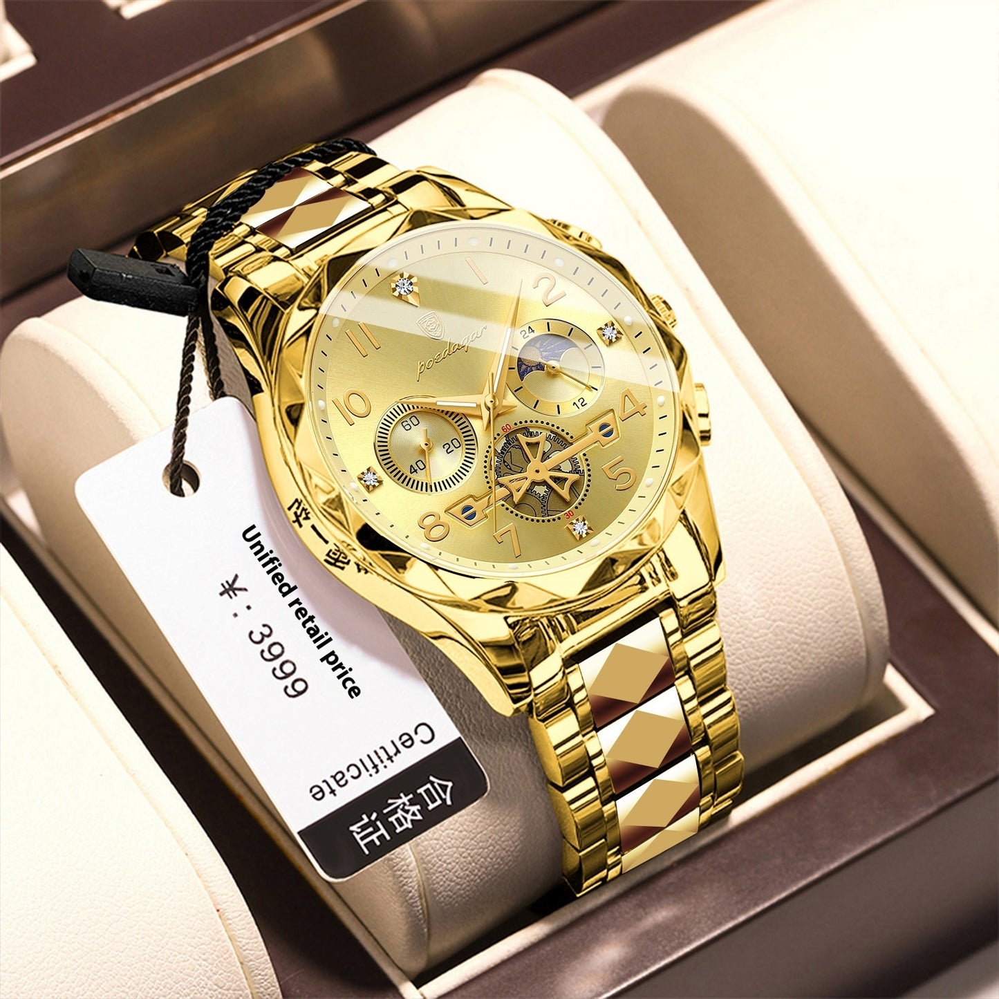 Men's Waterproof Luminous Fashionable Quartz Watch