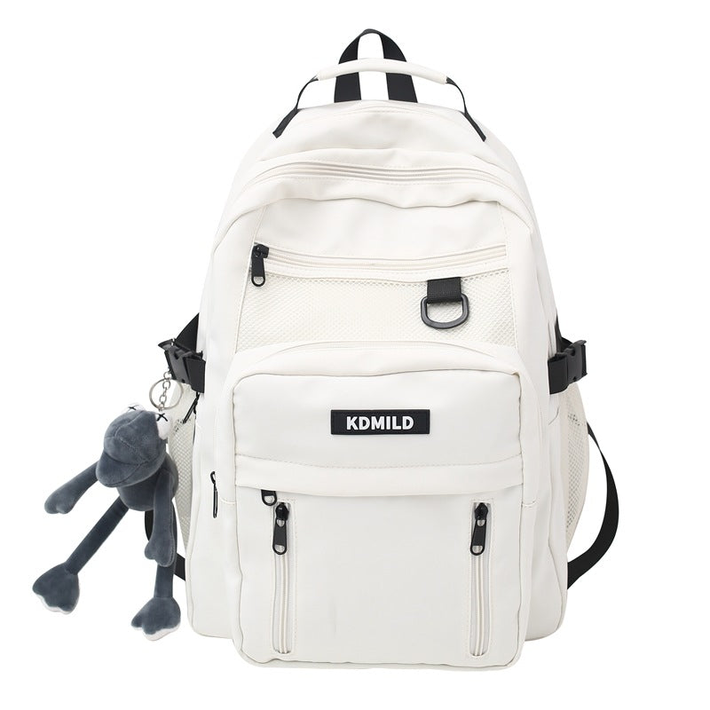 High School Students All Match Large Capacity Multi Layer Backpack