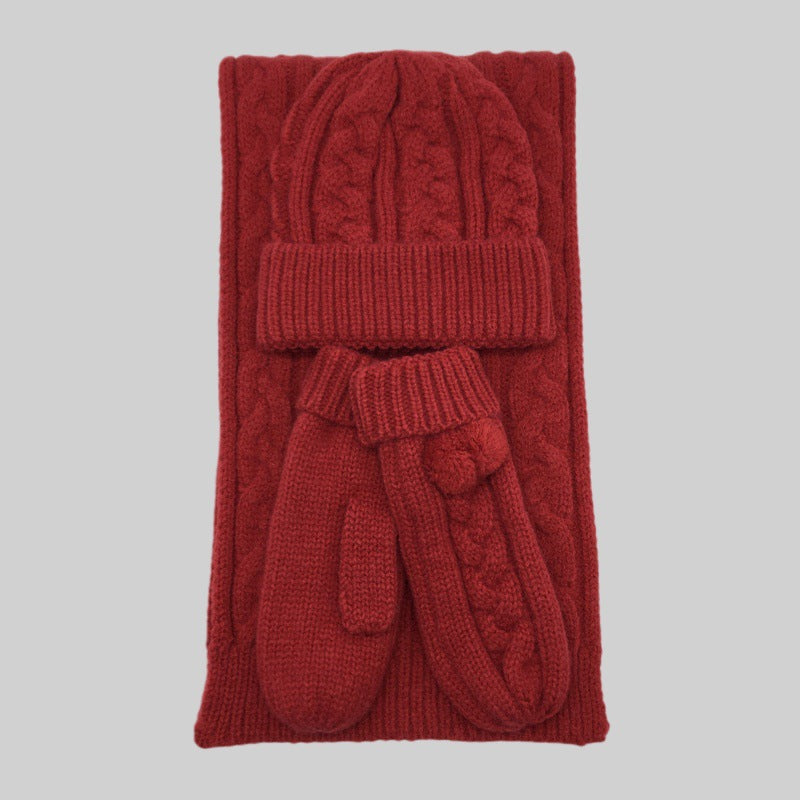 Men's And Women's Parent-child Warm Woolen Hats