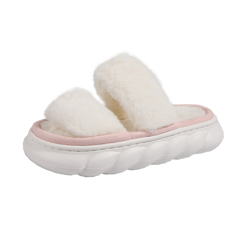 Heavy-soled Feces-feeling Home Light Fur Slippers