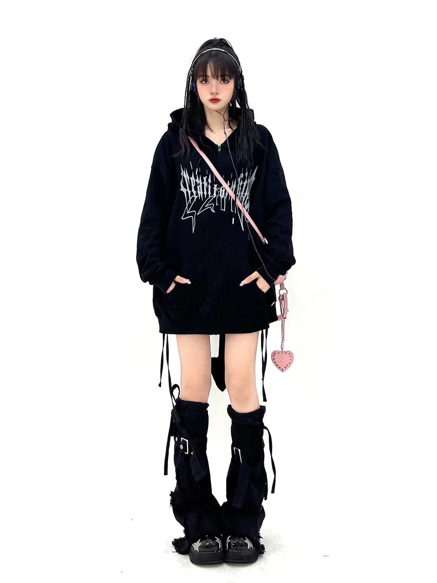 American Spice Girl Top Loose Printing Sweater