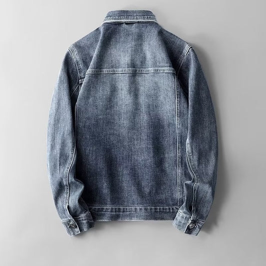 Forår og sommer nye denimjakker til mænd retro flot koreansk stil jakke