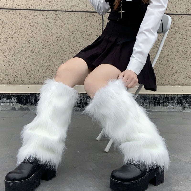 Japanese Soft Girls Pile Stockings In Middle Tube