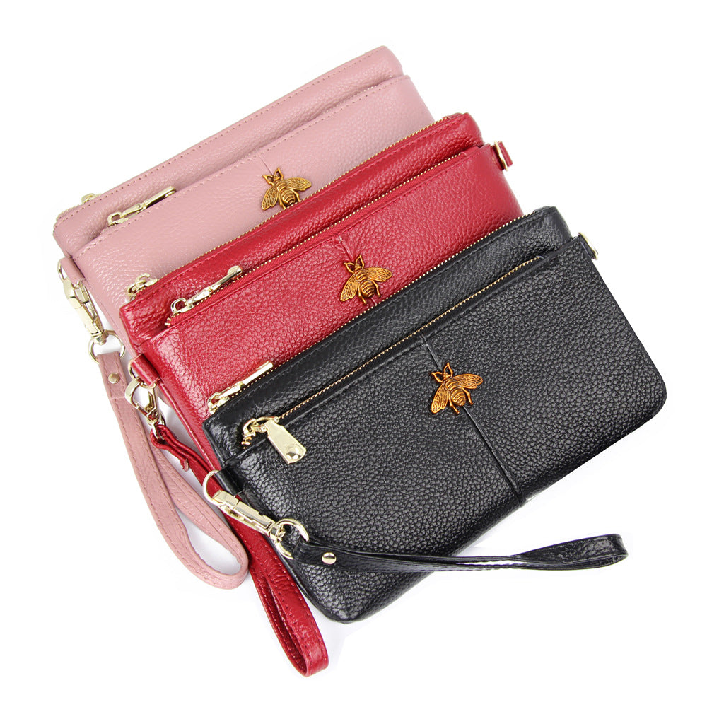 European And American Retro Fashion Simple Long Wallet