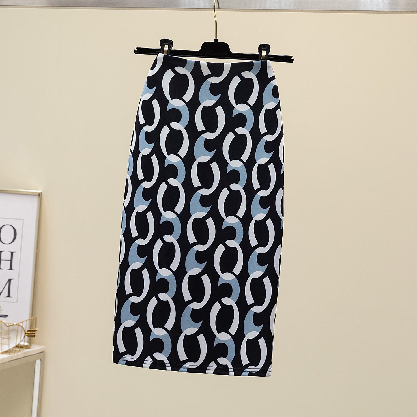 Court Women's Printed Wear Pencil Sheath Skirt