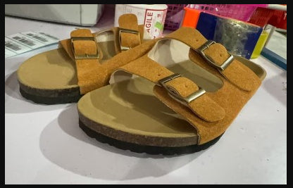 Comfortable Large Size Cork Sandals