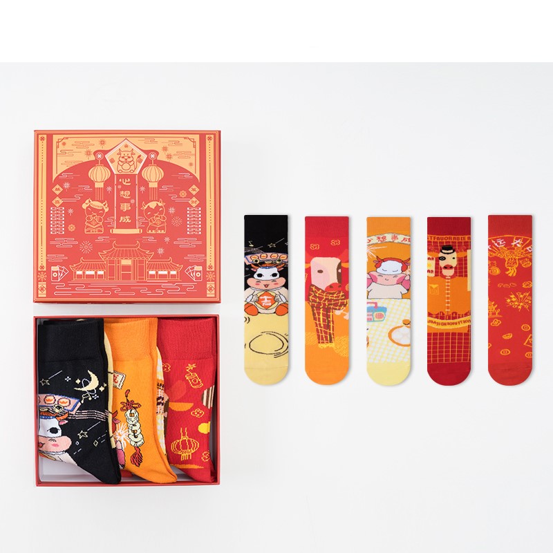 Ins Tide Tube Socks Cotton Men's Stockings