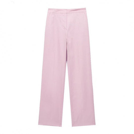 European And American Style Women's Multi-color Linen Vest Coat Trousers