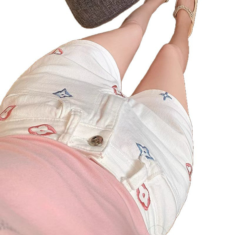 New Stylish High-waisted Niche Womens Shorts