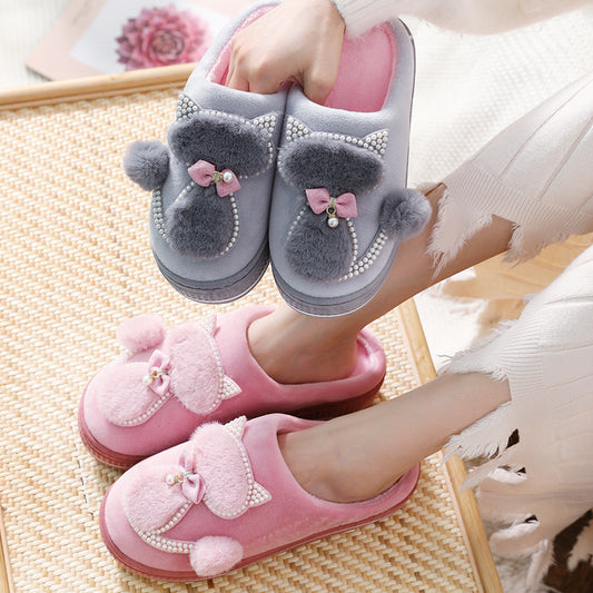 Cute cartoon cat non-slip slippers