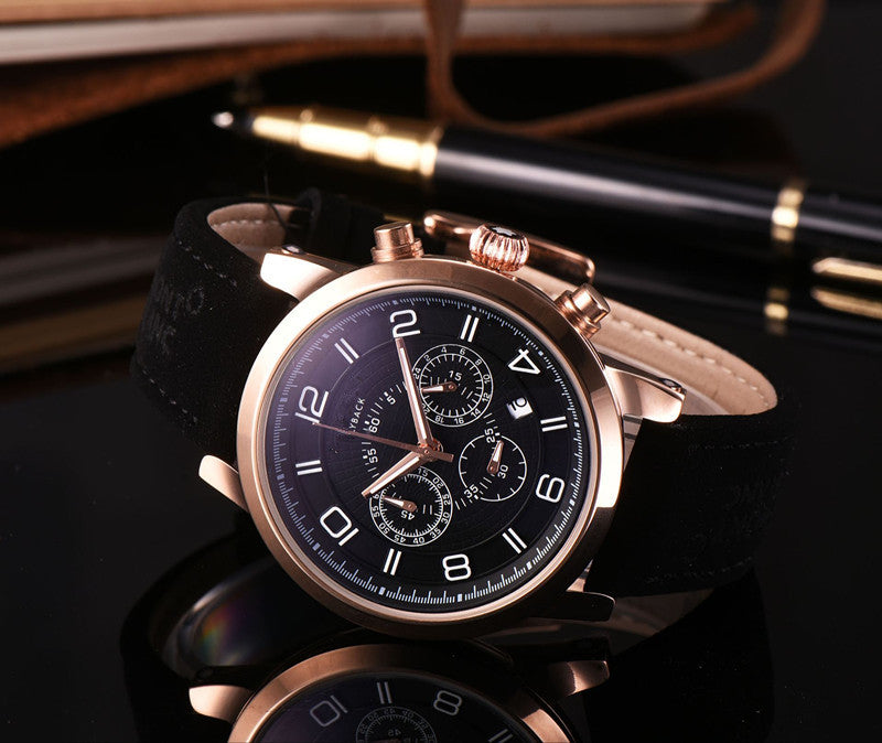 quartz watch 6-pin