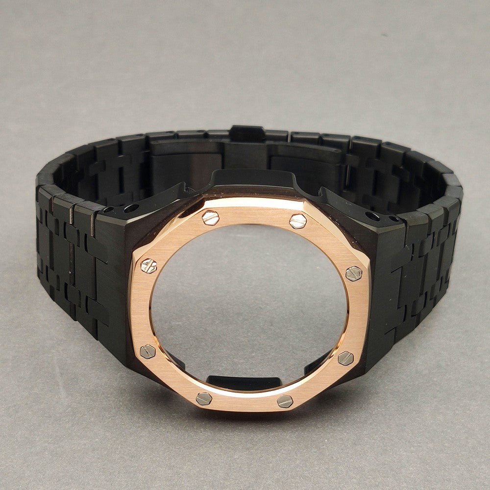 Modified V3 Upgraded Version Farmhouse Oak Metal Case Strap Accessories