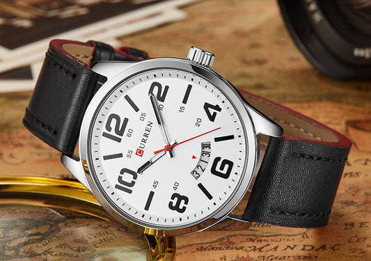 Waterproof quartz watch