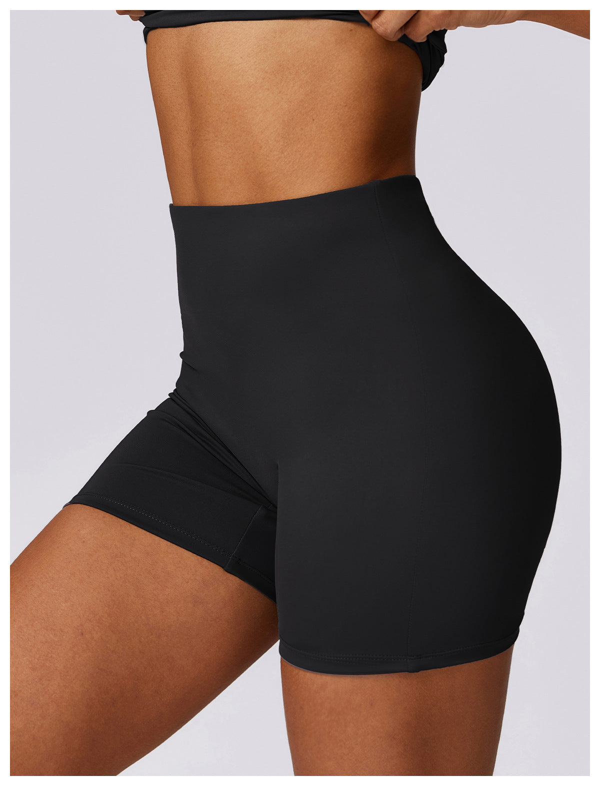 Running Tight Sports Brushed Outer Wear Belly Contracting Fitness Pants