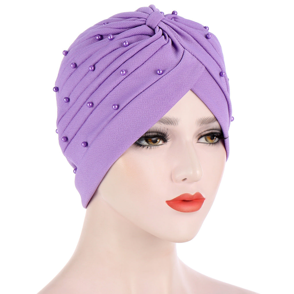 Casual Beaded Pleated Simple Toe Cap