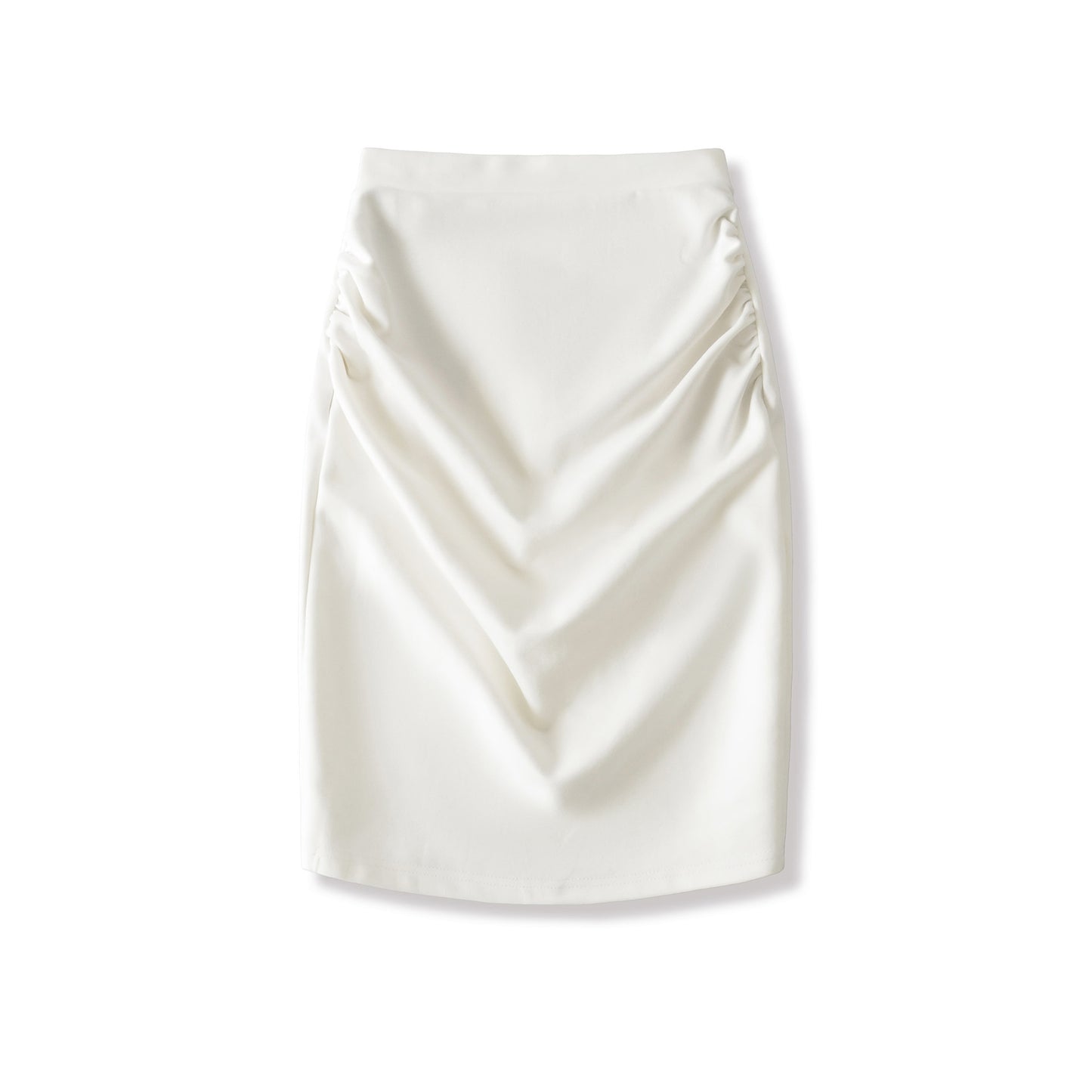 Womens High-waisted Figure-flattering Skirt With A Slit