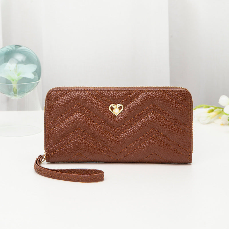 Fashion Clutch Bag Texture Embroidery Thread Love