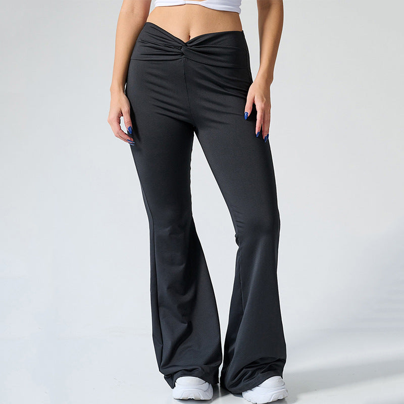 shaping Slimming Bell-bottom Pants Clothing Fashion Sports High Waist
