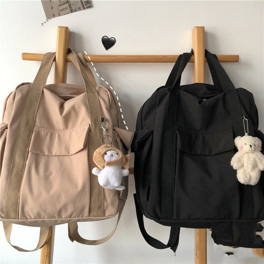 Department Of Literature And Art Female College Style Simple  Backpack