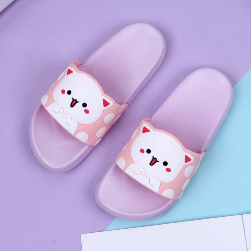 Cat student slippers