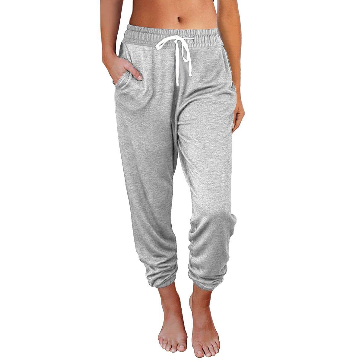Women's Casual Loose Pocket High Waist Leggings