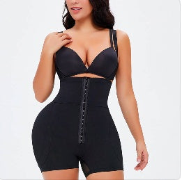 Strap-breasted Crotch-padded Hip-lifting Pants