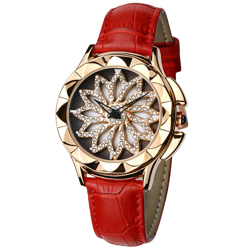 Rhinestone leisure creative watch