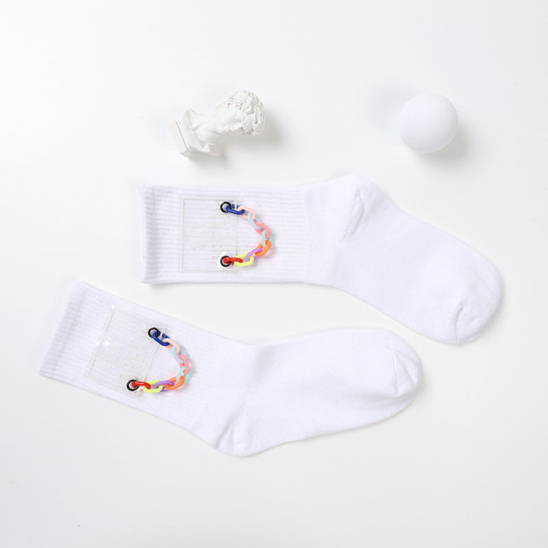 Korean Casual Breathable Sweat Socks