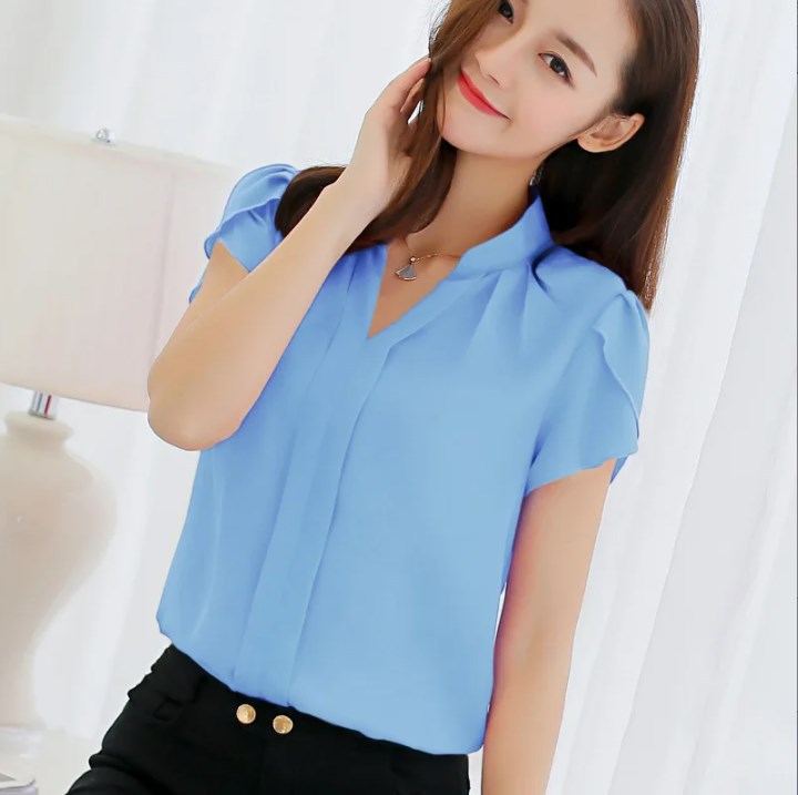 Loose Casual Solid Color Sleeveless Women's Temperament Wild Shirt