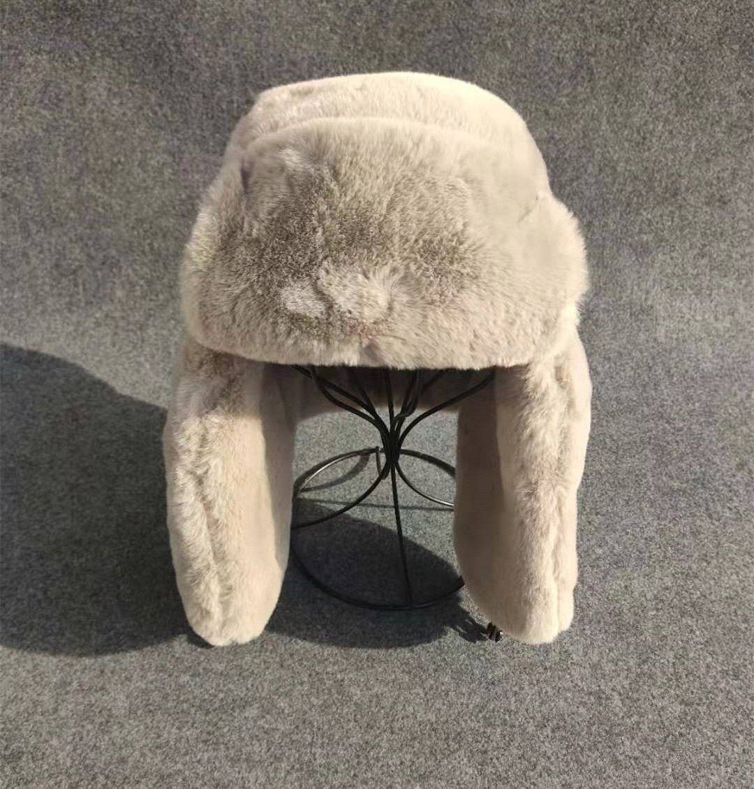 Outdoor Ear Protection Ski Warm Plush Hat