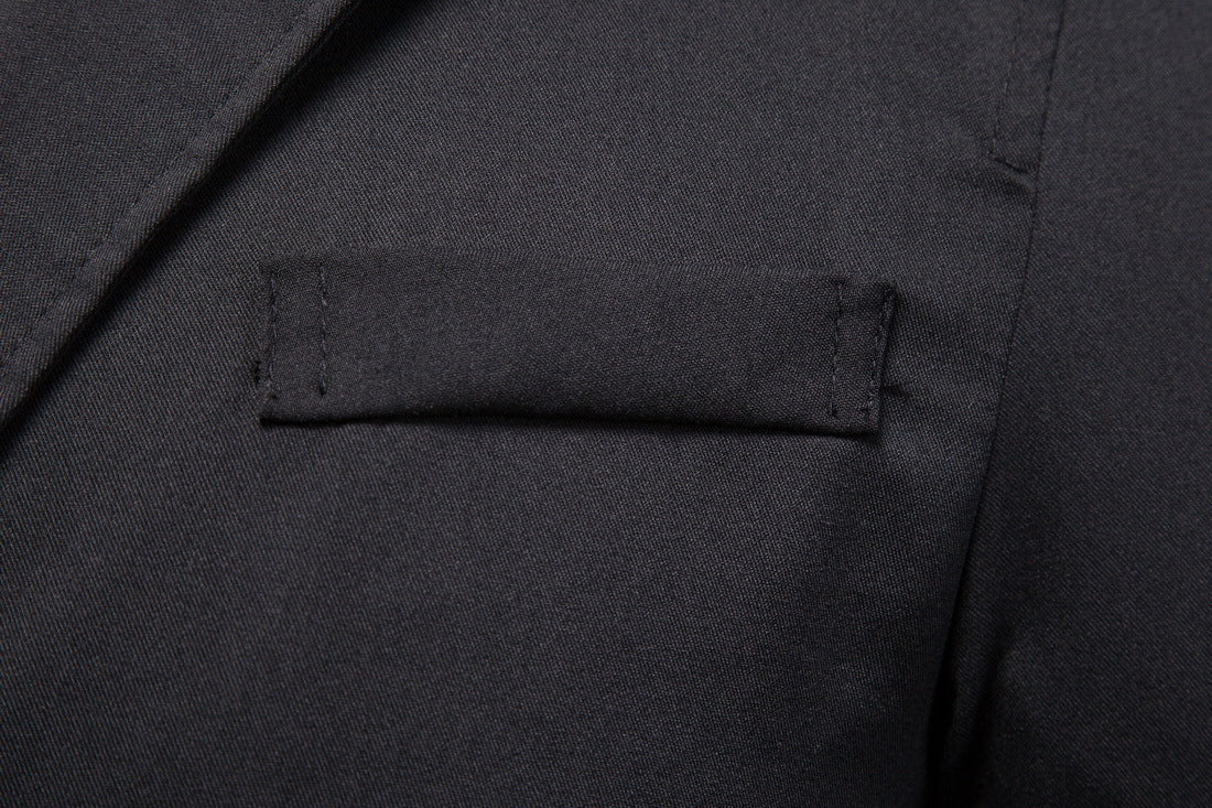 Two Button Western Men's Coat In Europe And America