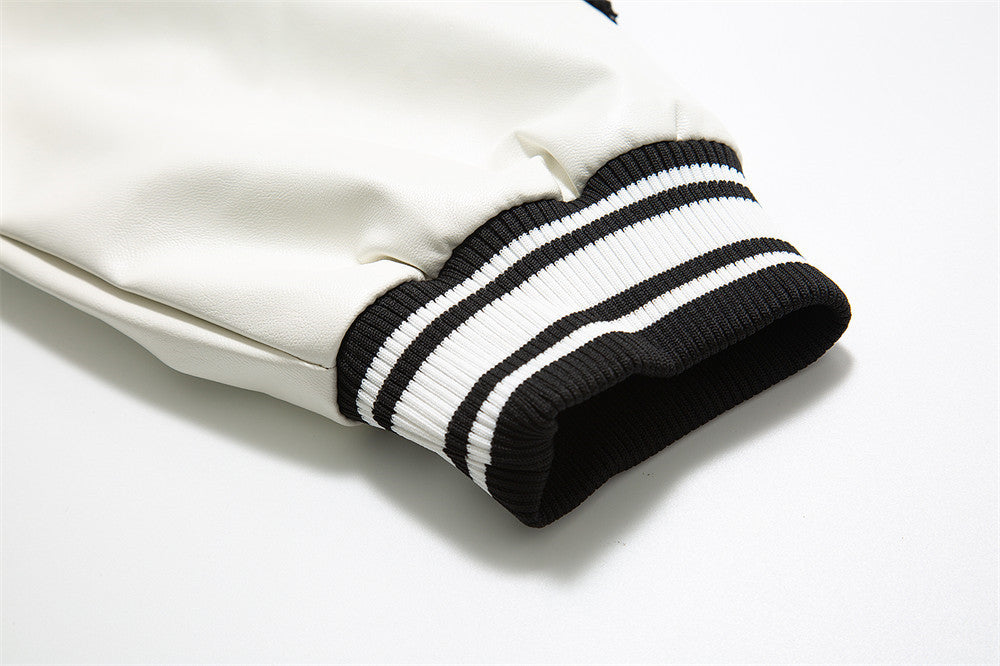 Baseballuniform til mænd med broderet terningemønster