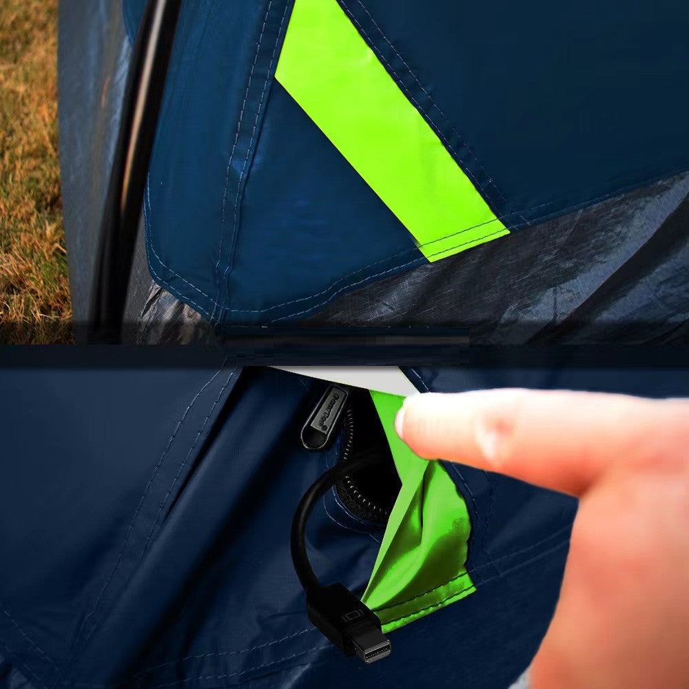 4 Person Black Coated Darkroom Tent for Camping Family Backpacking Tents