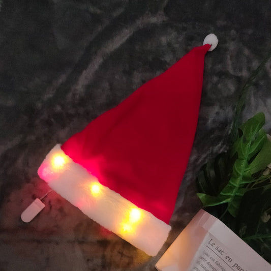 Colorful LED Christmas Hat For The Elderly