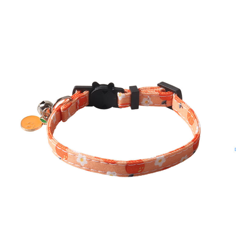 Fruit Blossom Series Bow Tie Cat Collar