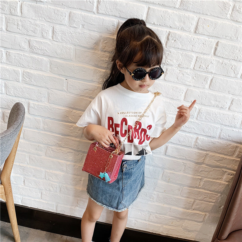 Children's sequined shoulder bag
