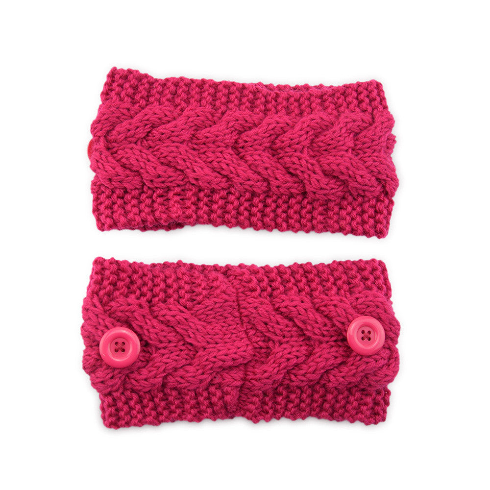 Knitted twist headband