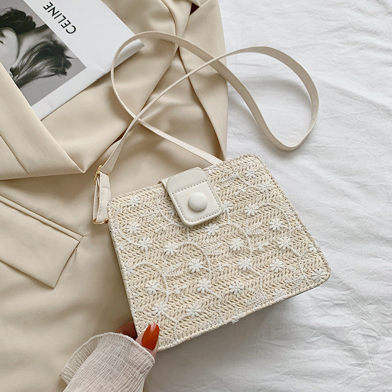Casual Fashion Braided Shoulder Crossbody Bag
