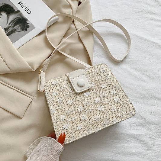 Casual Fashion Braided Shoulder Crossbody Bag