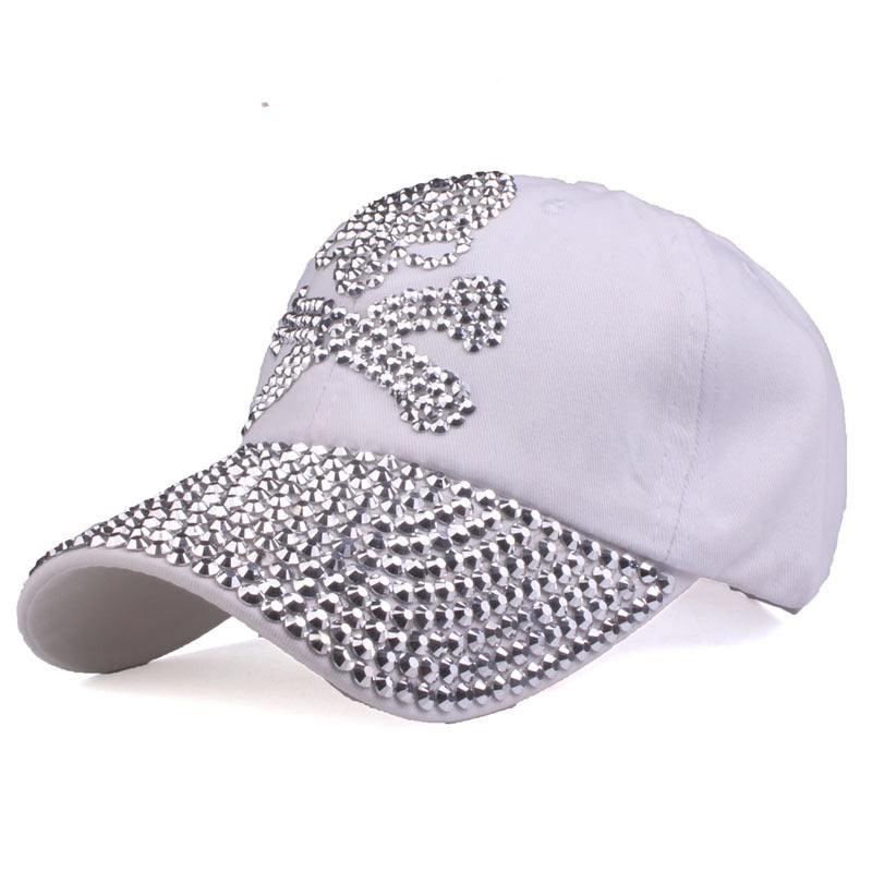 Skull And Diamond Baseball Sun Hat