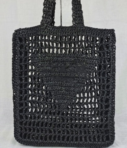 Hollow Letter Bag Korean Style Holiday Women's Woven
