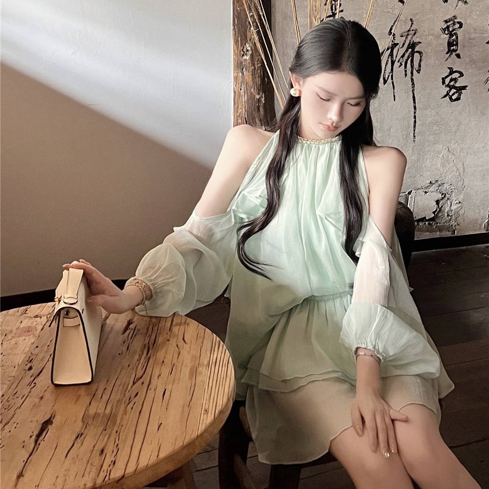 Pullover Chic Niche Pure Desire Chiffon Shirt